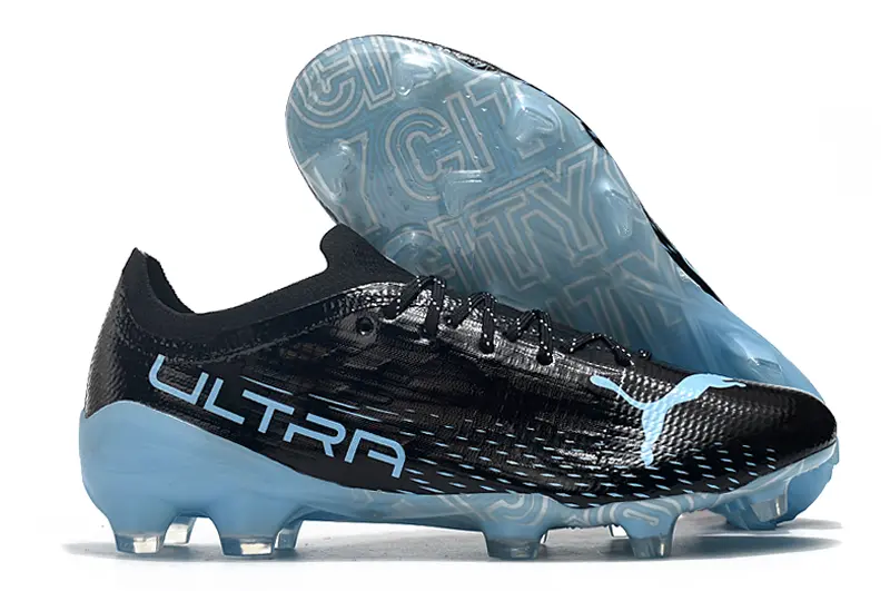 Puma Ultra 1.3 FG - Black/Sky Blue/Graphite Gray