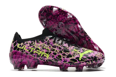 Puma Ultra 1.3 FG - Black/Vibrant Green/Deep Purple