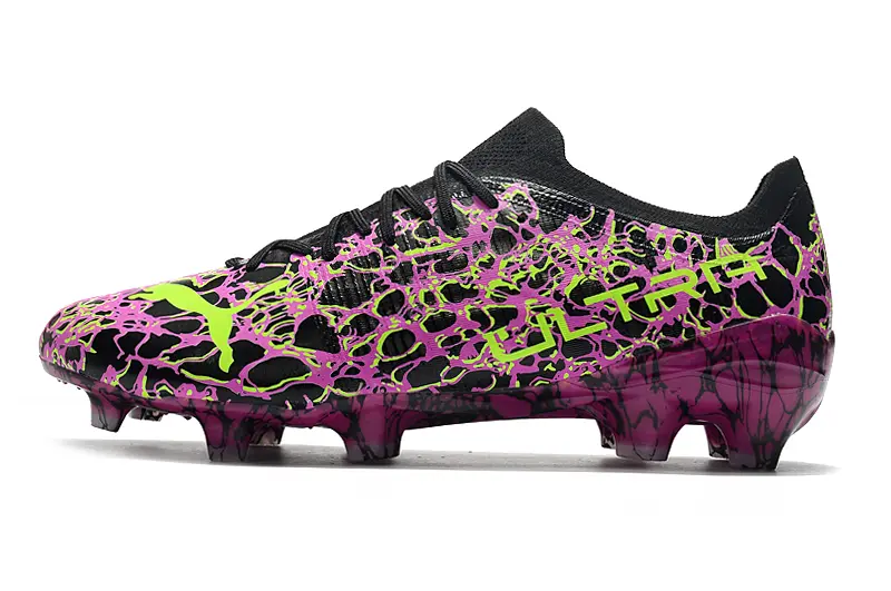 Puma Ultra 1.3 FG - Black/Vibrant Green/Deep Purple