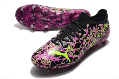 Puma Ultra 1.3 FG - Black/Vibrant Green/Deep Purple