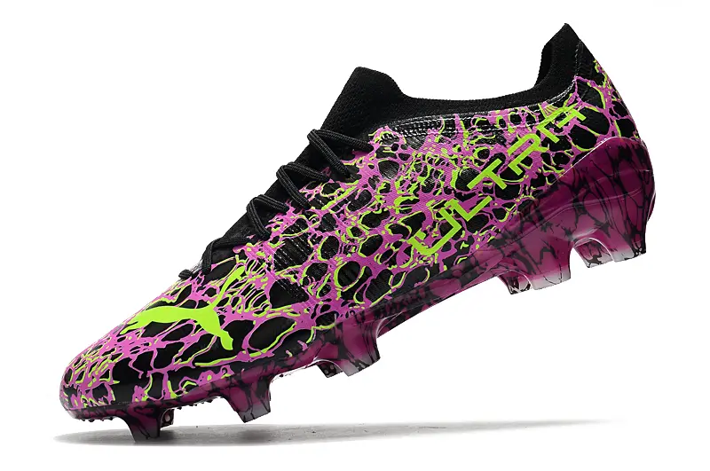 Puma Ultra 1.3 FG - Black/Vibrant Green/Deep Purple