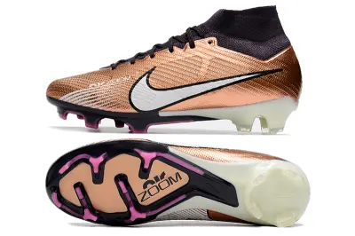 Nike Air Zoom Mercurial Superfly 9 Elite FG - Copper/Champagne Gold/Deep Purple