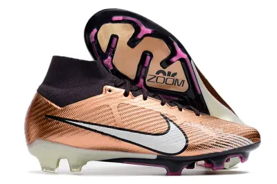 Nike Air Zoom Mercurial Superfly 9 Elite FG - Copper/Champagne Gold/Deep Purple