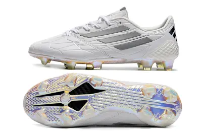 Adidas F50 Ghosted Adizero FG - White/Silver Metallic/Reflective Prism
