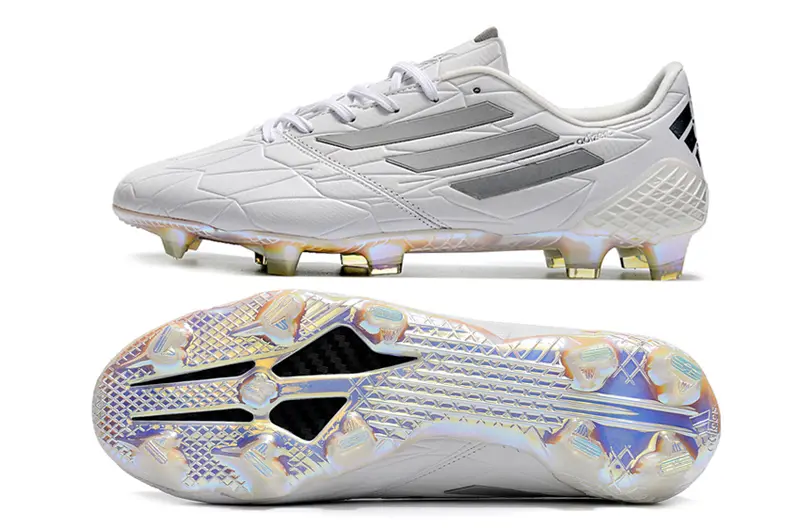 Adidas F50 Ghosted Adizero FG - White/Silver Metallic/Reflective Prism