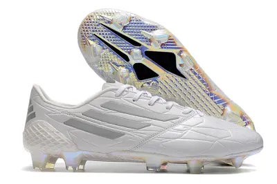 Adidas F50 Ghosted Adizero FG - White/Silver Metallic/Reflective Prism