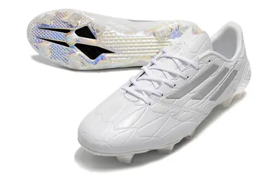 Adidas F50 Ghosted Adizero FG - White/Silver Metallic/Reflective Prism