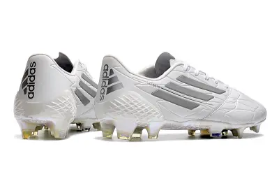 Adidas F50 Ghosted Adizero FG - White/Silver Metallic/Reflective Prism