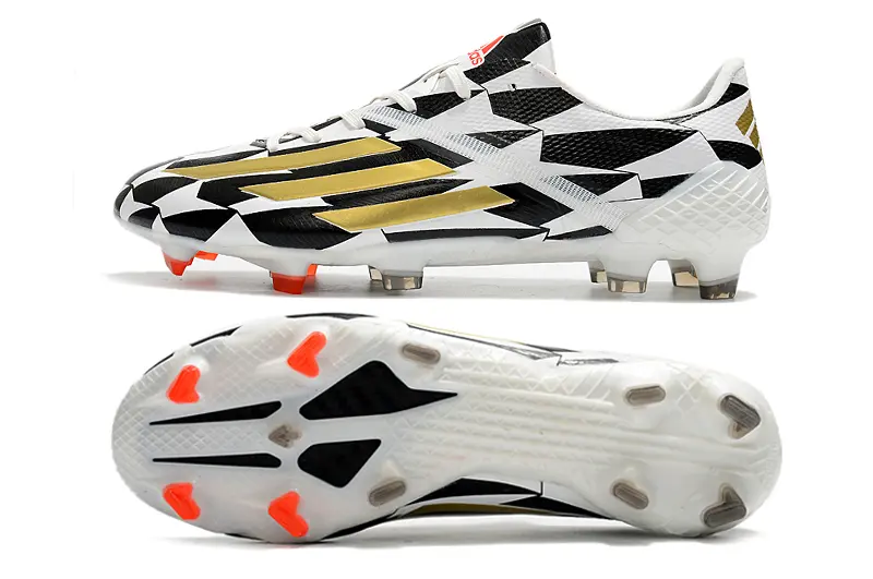 Adidas F50 Ghosted Adizero FG - White/Bold Black/Golden Shine
