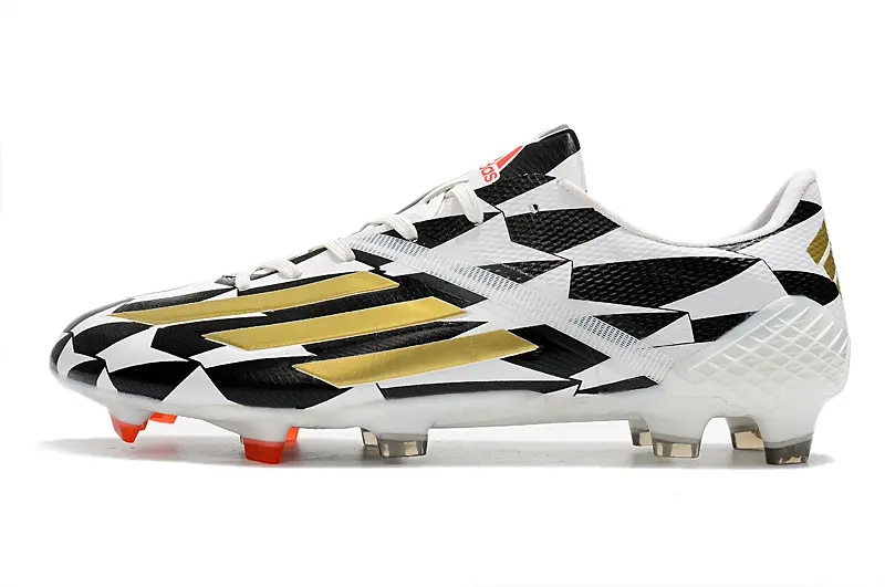 Adidas F50 Ghosted Adizero FG - White/Bold Black/Golden Shine