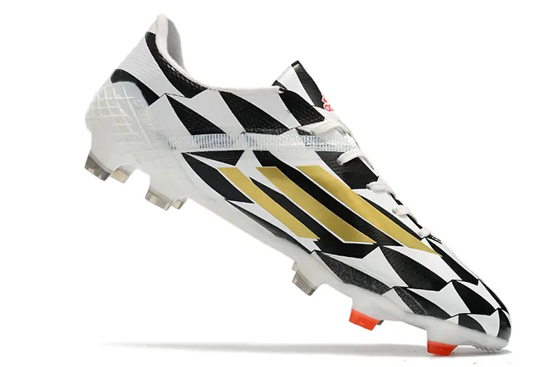 Adidas F50 Ghosted Adizero FG - White/Bold Black/Golden Shine