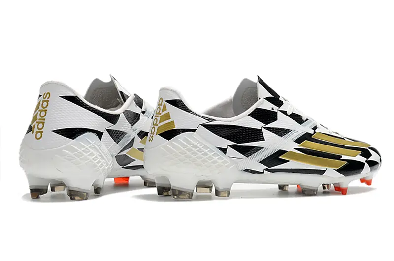 Adidas F50 Ghosted Adizero FG - White/Bold Black/Golden Shine