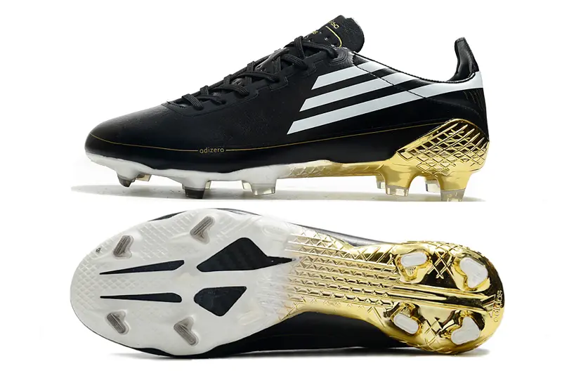 Adidas F50 Ghosted Adizero FG - Black/Gold/White