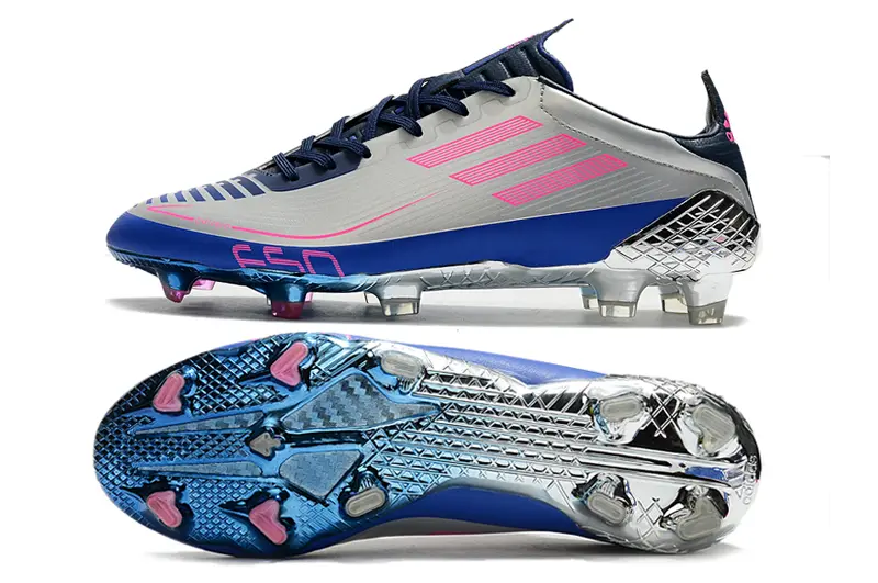 Adidas F50 Ghosted Adizero FG - Blue/Navy Blue/Pink Fusion