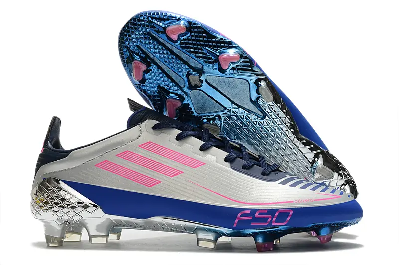 Adidas F50 Ghosted Adizero FG - Blue/Navy Blue/Pink Fusion
