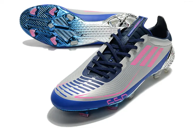 Adidas F50 Ghosted Adizero FG - Blue/Navy Blue/Pink Fusion