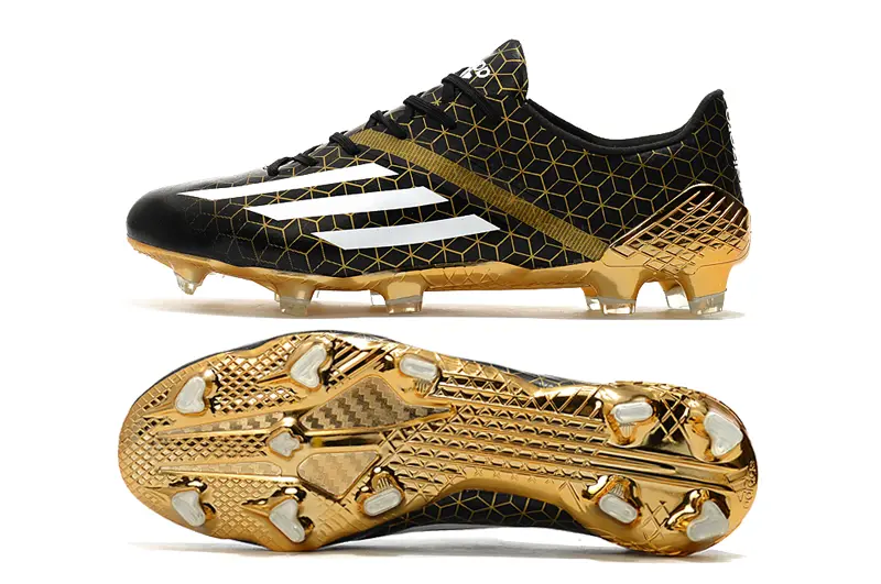 Adidas F50 Ghosted Adizero FG - Black/Metallic Gold/White