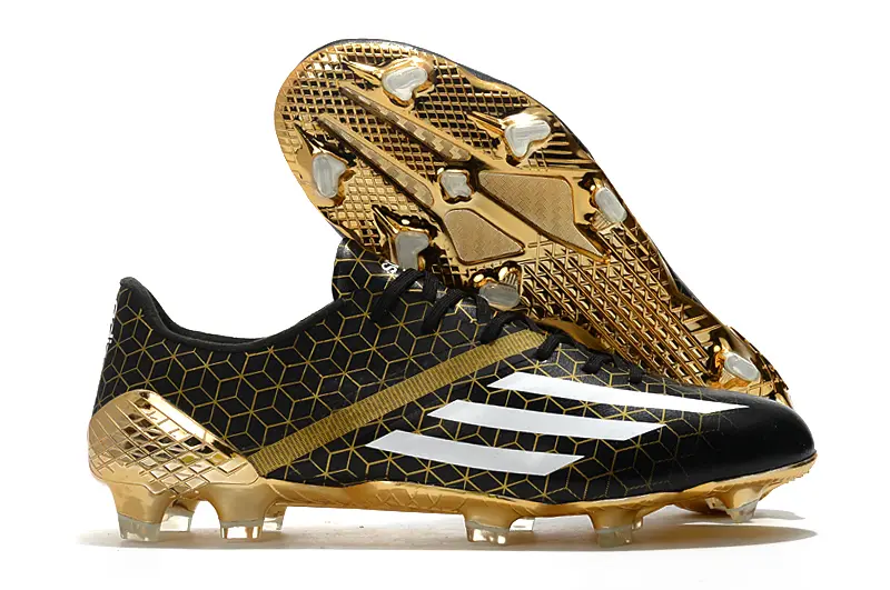 Adidas F50 Ghosted Adizero FG - Black/Metallic Gold/White