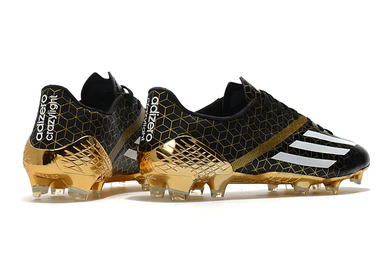 Adidas F50 Ghosted Adizero FG - Black/Metallic Gold/White