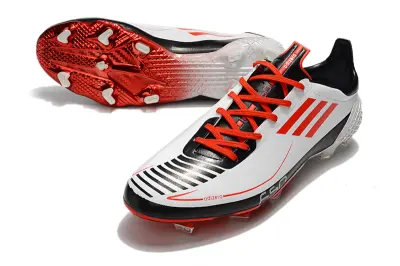 Adidas F50 Ghosted Adizero FG - White/Vibrant Red/Black