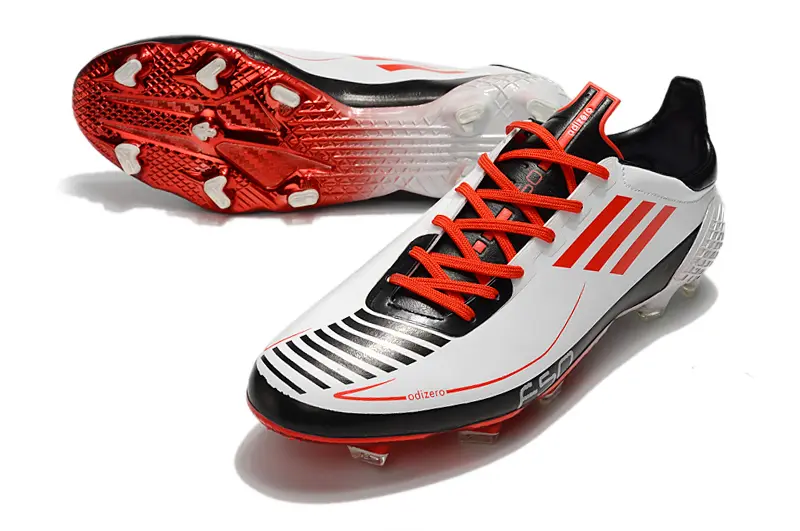 Adidas F50 Ghosted Adizero FG - White/Vibrant Red/Black