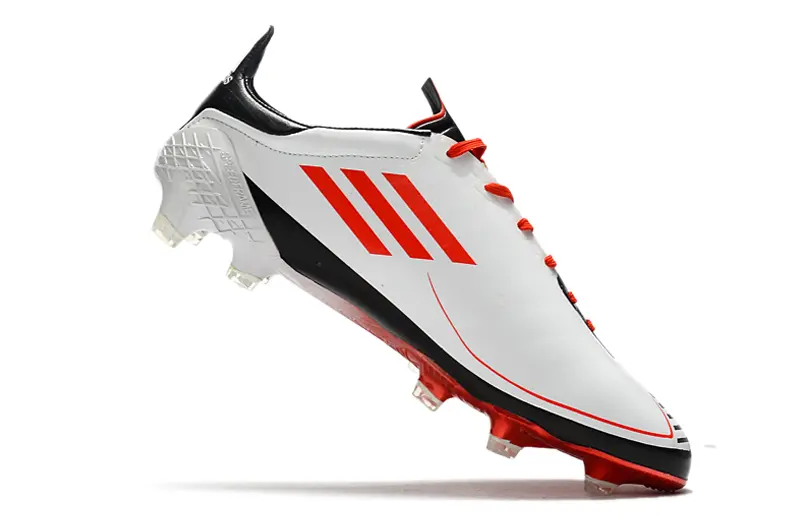 Adidas F50 Ghosted Adizero FG - White/Vibrant Red/Black