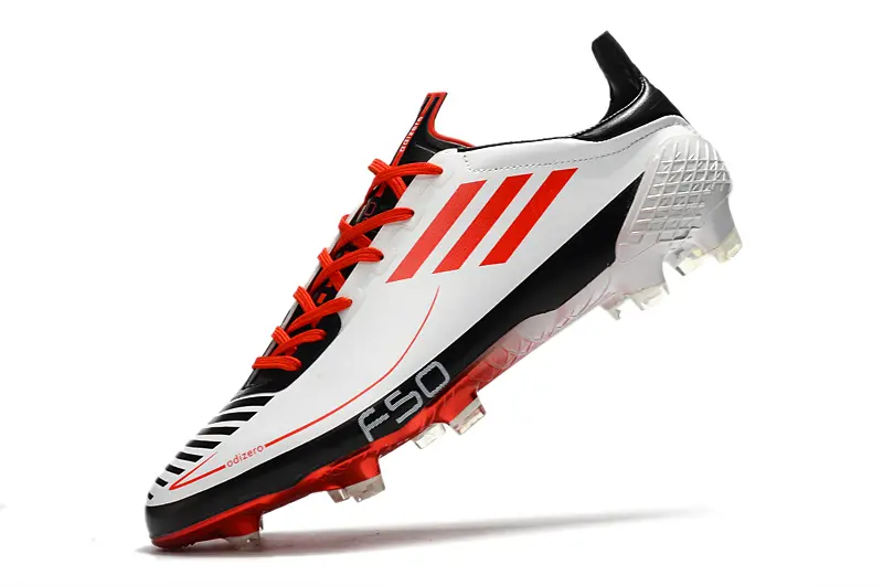 Adidas F50 Ghosted Adizero FG - White/Vibrant Red/Black