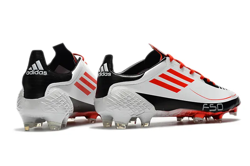 Adidas F50 Ghosted Adizero FG - White/Vibrant Red/Black