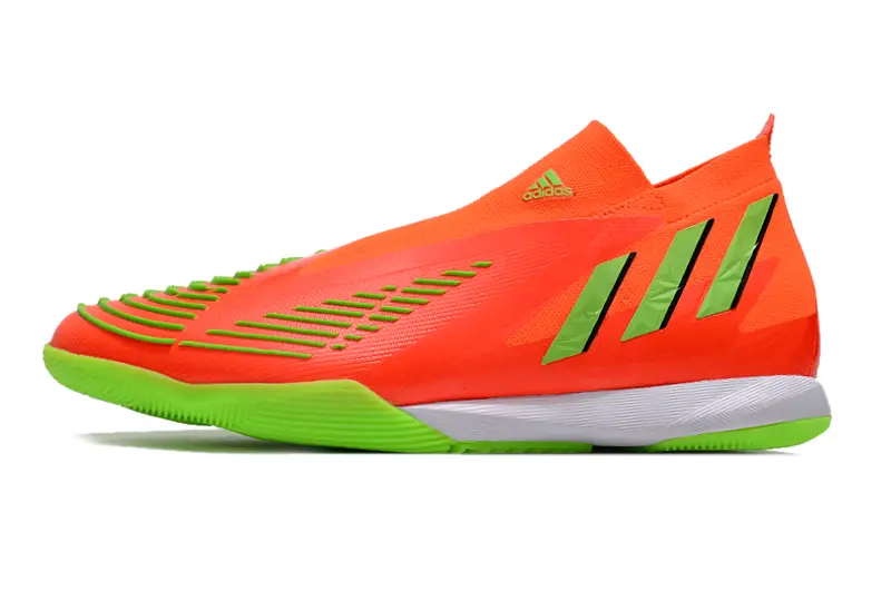 Adidas Predator Edge+ Laceless IC - Orange/Electric Green/Neon Orange