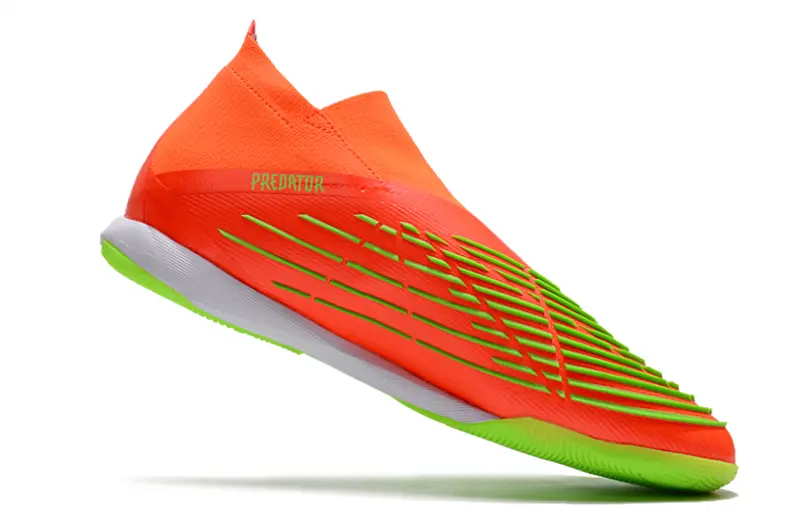 Adidas Predator Edge+ Laceless IC - Orange/Electric Green/Neon Orange
