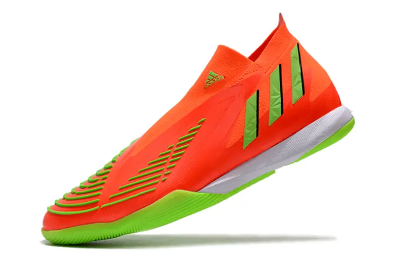 Adidas Predator Edge+ Laceless IC - Orange/Electric Green/Neon Orange