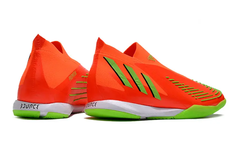 Adidas Predator Edge+ Laceless IC - Orange/Electric Green/Neon Orange