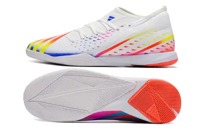 Adidas Predator Edge.3 IC - White/Vibrant Yellow/Vivid Red