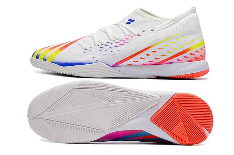 Adidas Predator Edge.3 IC - White/Vibrant Yellow/Vivid Red