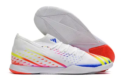 Adidas Predator Edge.3 IC - White/Vibrant Yellow/Vivid Red