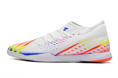Adidas Predator Edge.3 IC - White/Vibrant Yellow/Vivid Red