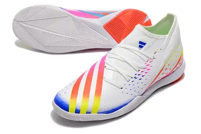 Adidas Predator Edge.3 IC - White/Vibrant Yellow/Vivid Red