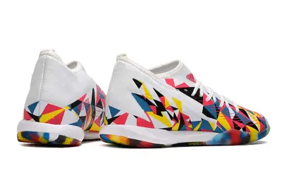 Adidas Predator Edge.3 IC - White/Vibrant Pink/Colorful Geometric