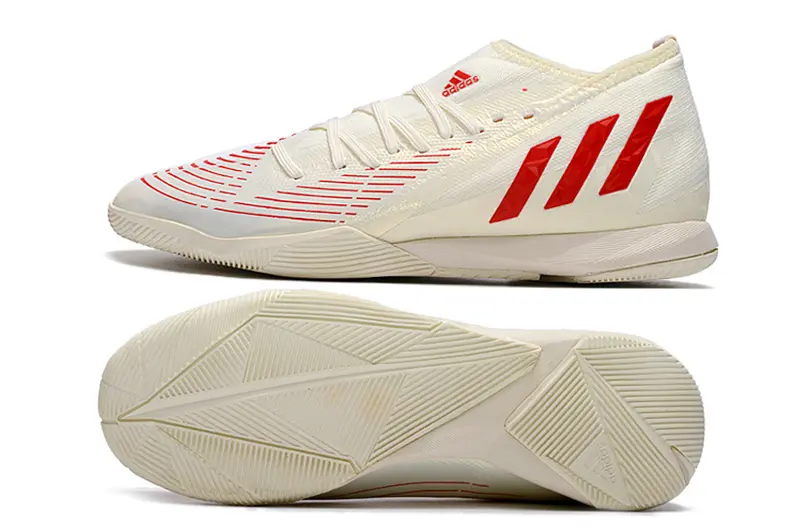 Adidas Predator Edge.3 IC - White/Scarlet Red/Classic White