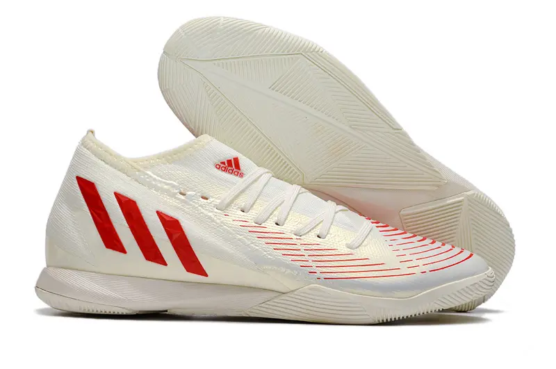 Adidas Predator Edge.3 IC - White/Scarlet Red/Classic White