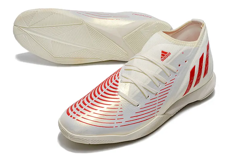 Adidas Predator Edge.3 IC - White/Scarlet Red/Classic White