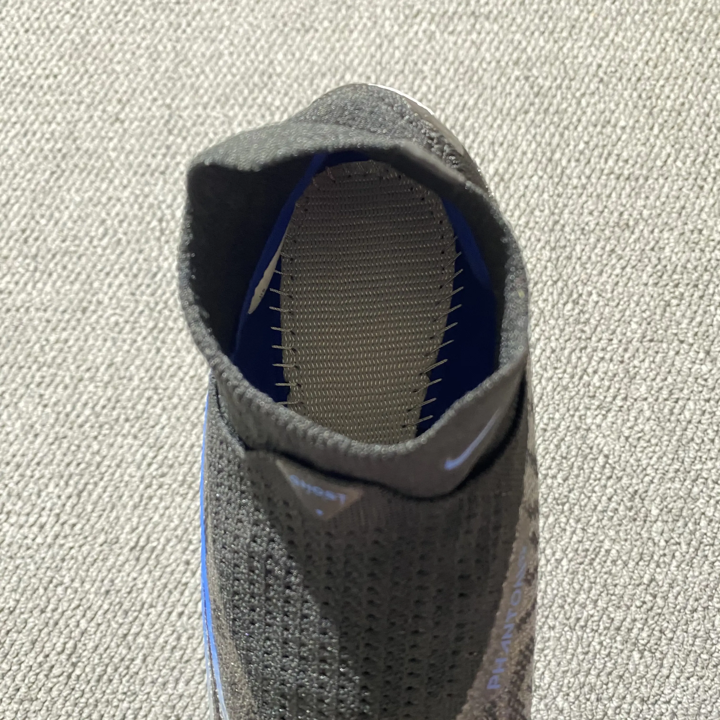 Nike Phantom GX Elite DF TF - Black/Electric Blue/Charcoal Grey