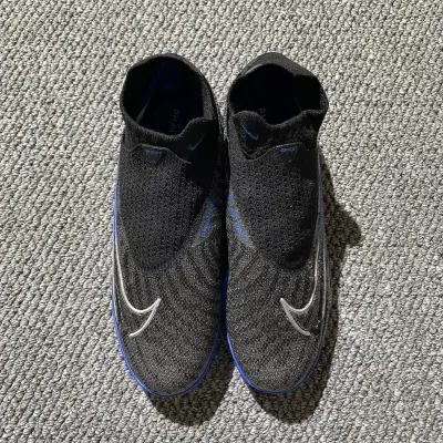 Nike Phantom GX Elite DF TF - Black/Electric Blue/Charcoal Grey