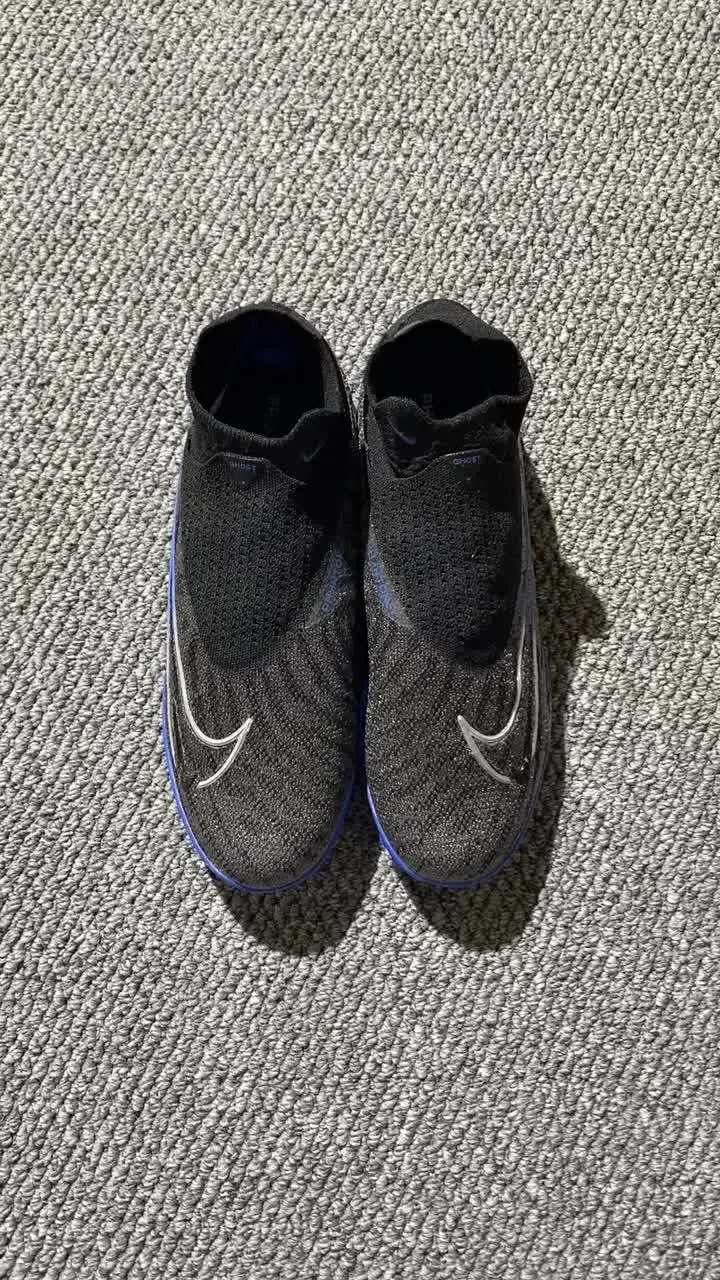 Nike Phantom GX Elite DF TF - Black/Electric Blue/Charcoal Grey