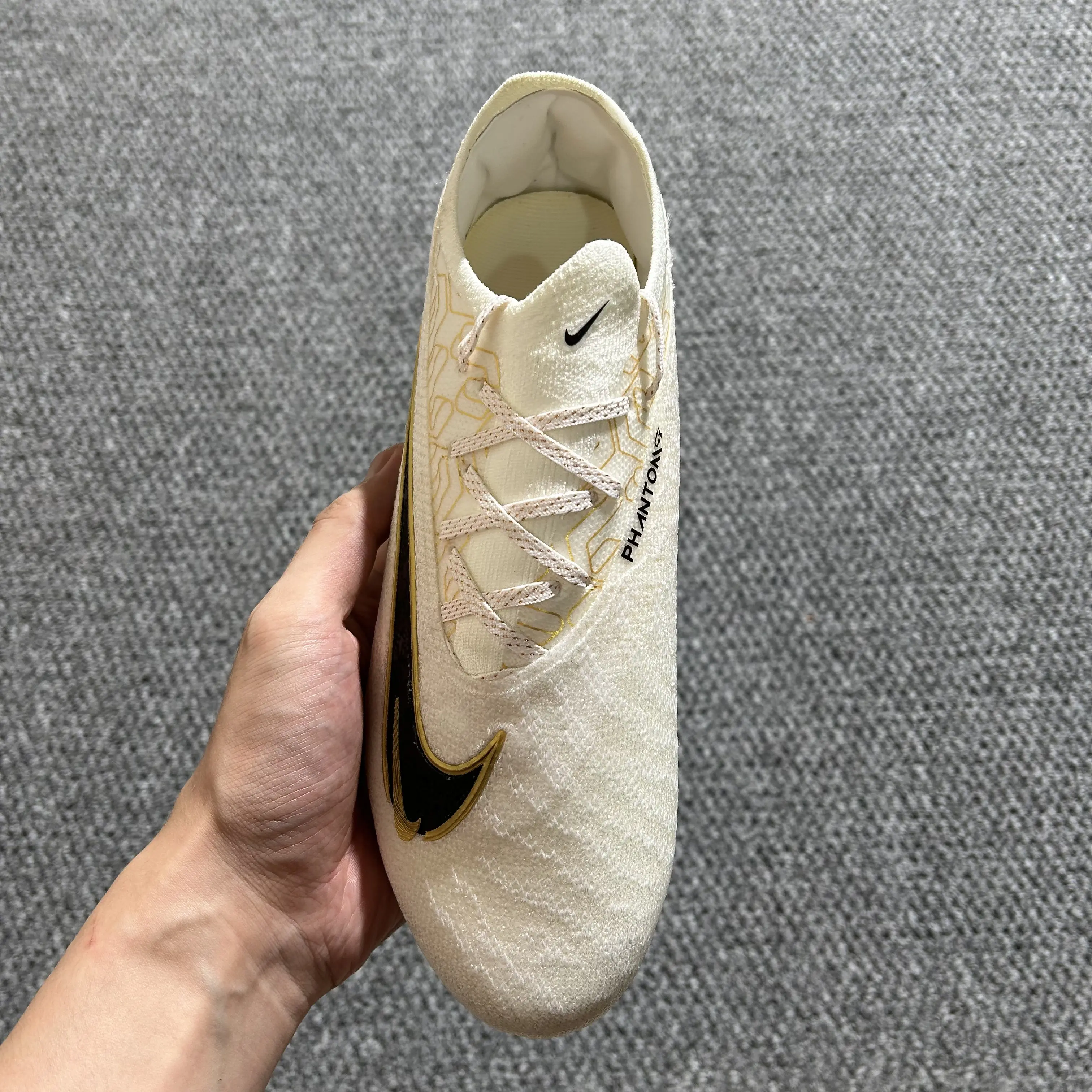 Nike Phantom GX Elite FG - White/Rose Gold/Black