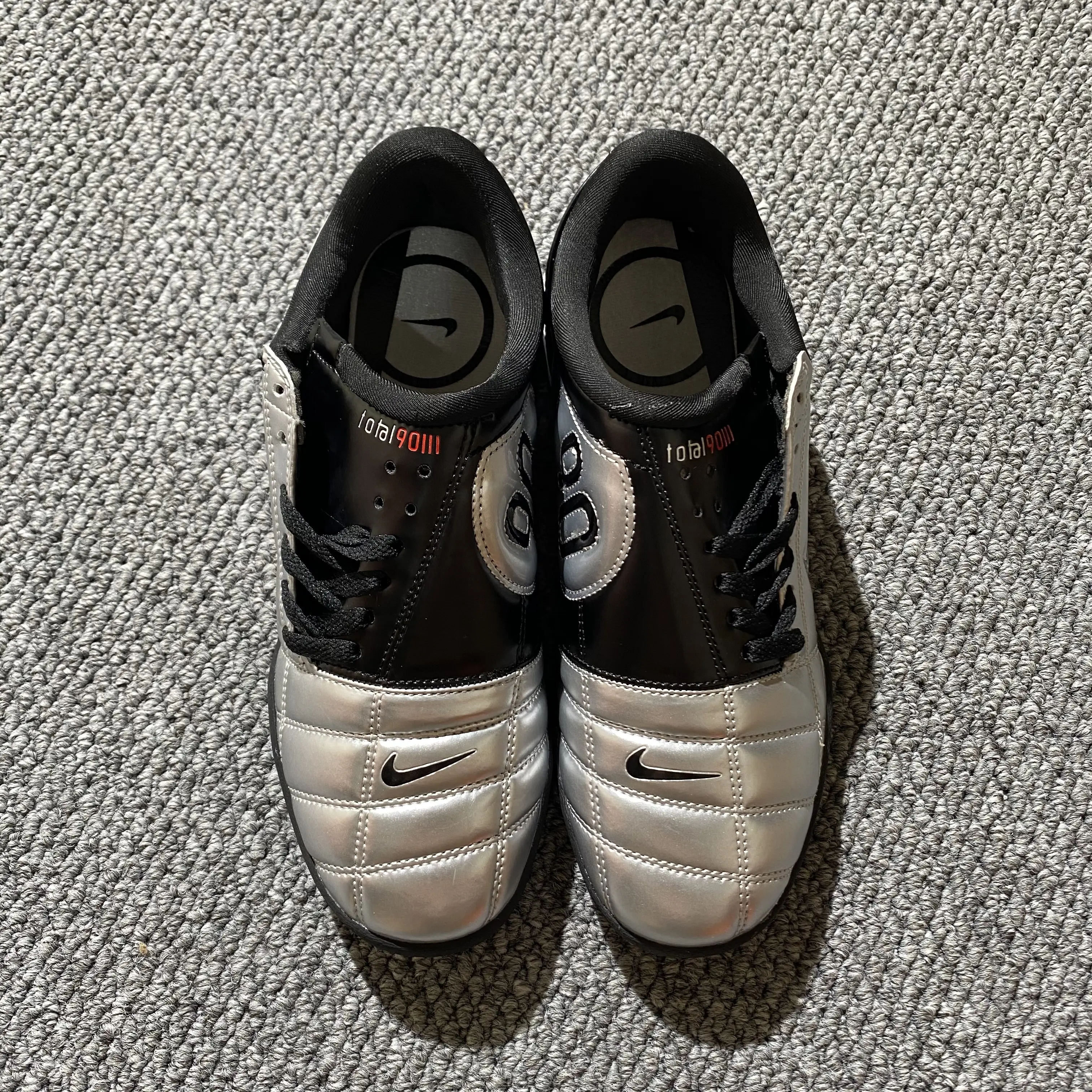 Nike Total 90 III IC - Silver/Metallic Silver/Black
