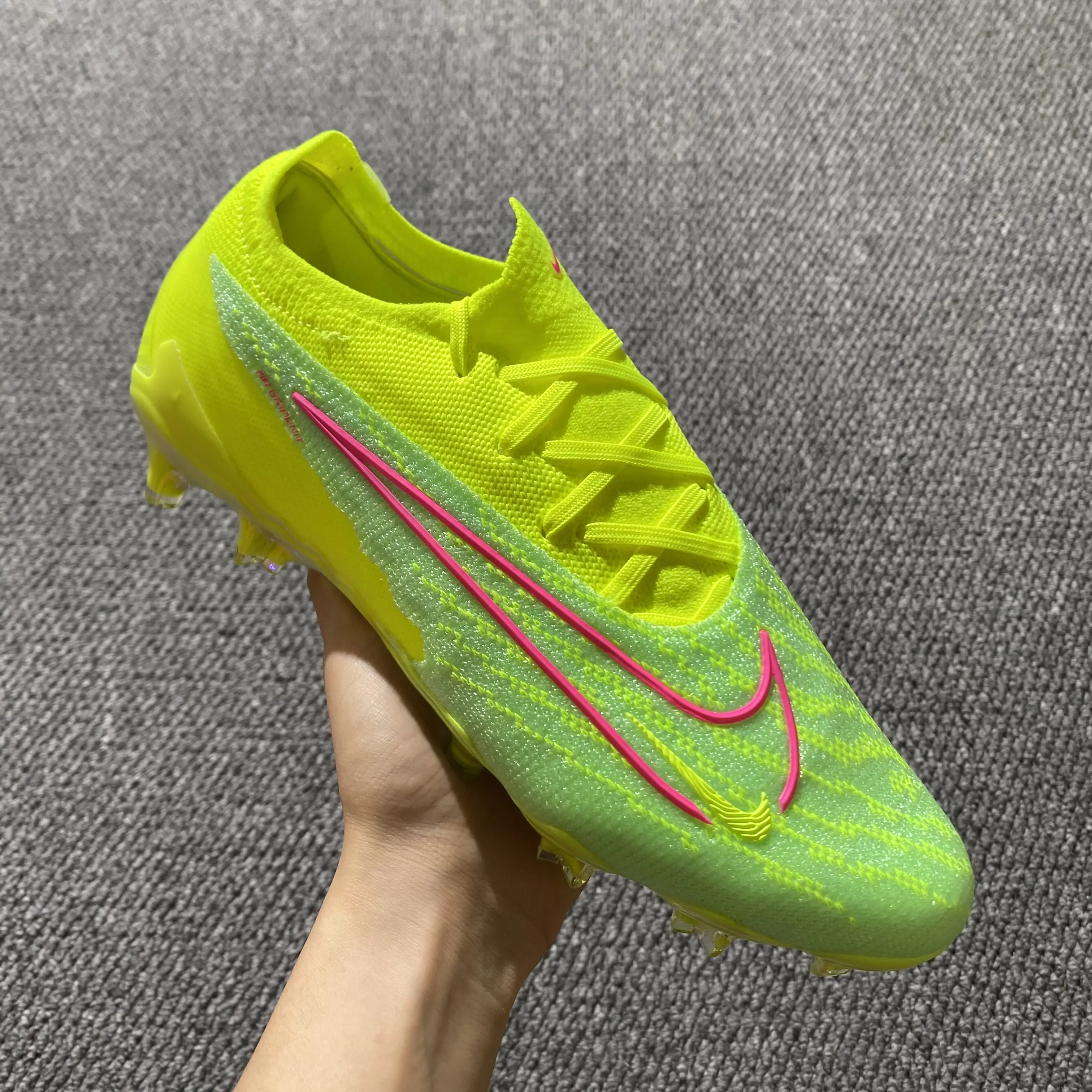 Nike Phantom GX Elite FG - Yellow/Electric Green/Fluorescent Pink