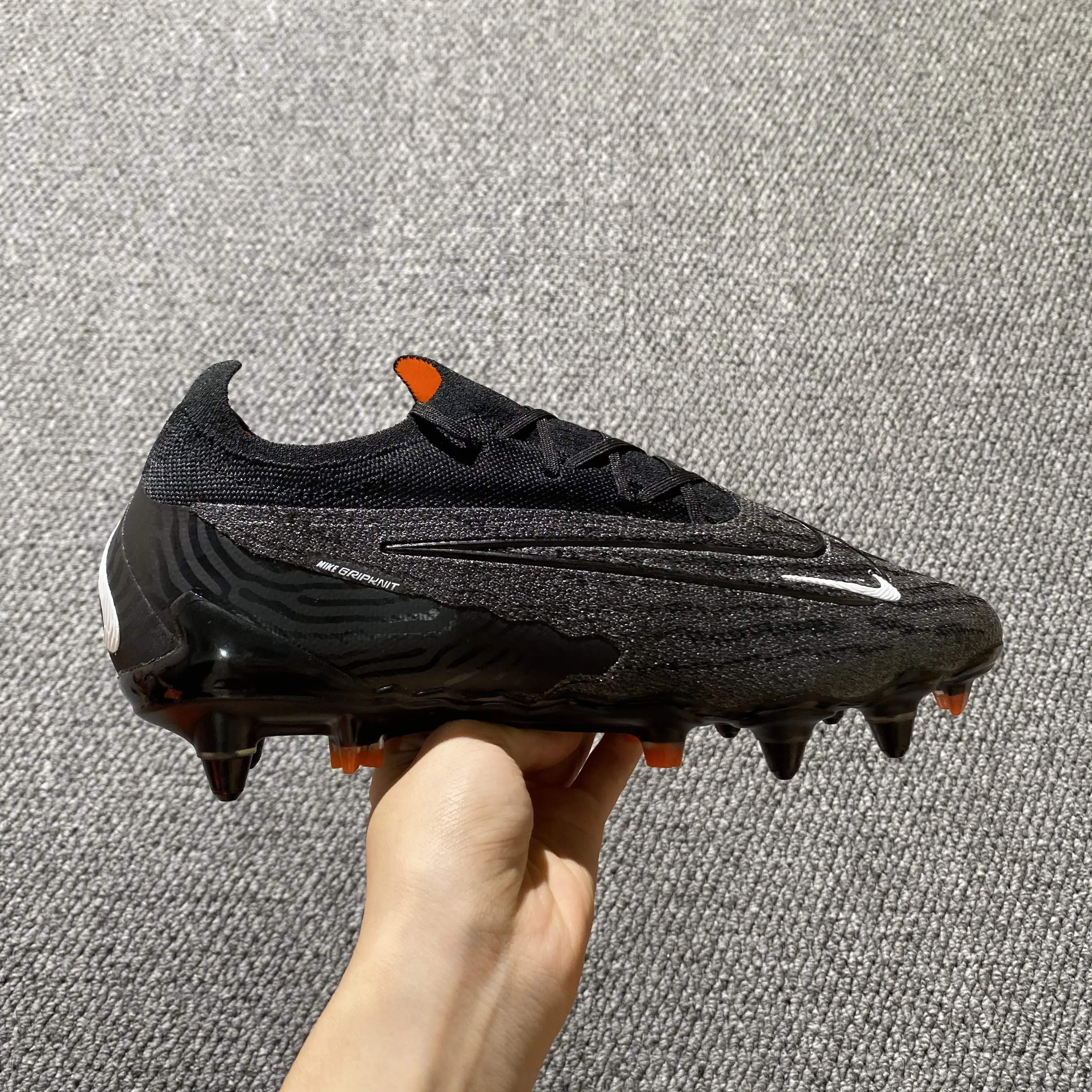 Nike Phantom GX Elite SG - Black/Dark Charcoal/Neon Orange