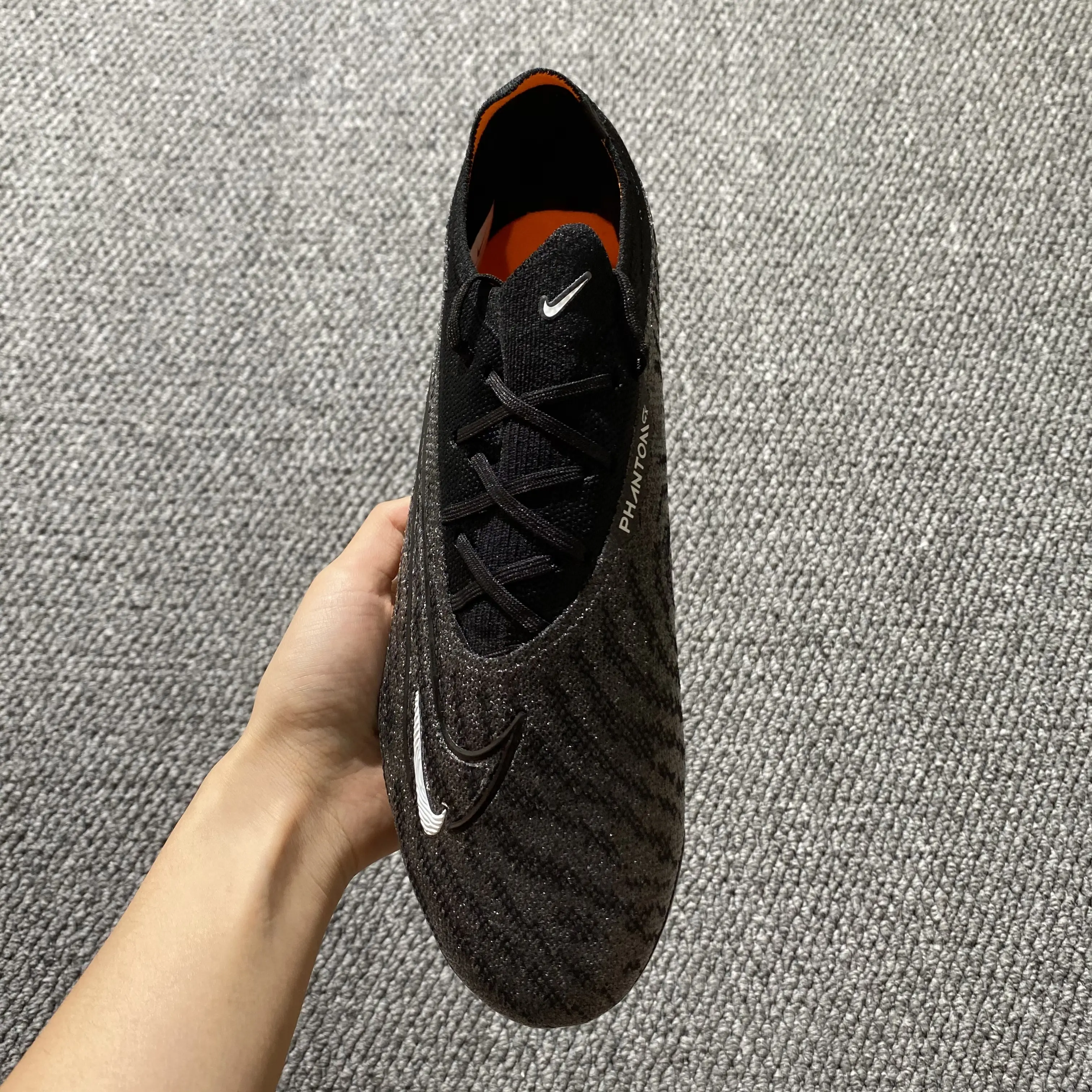 Nike Phantom GX Elite SG - Black/Dark Charcoal/Neon Orange