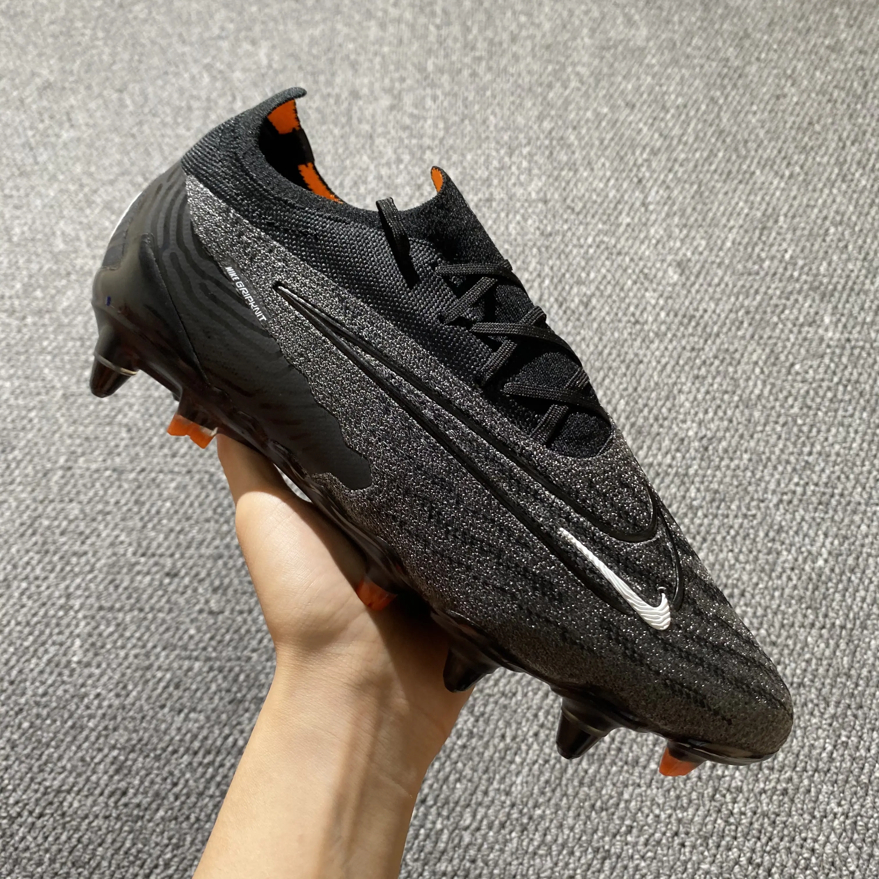 Nike Phantom GX Elite SG - Black/Dark Charcoal/Neon Orange